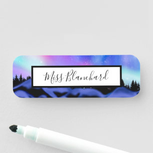 Dreamy Lights Name Tag