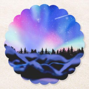 Dreamy Lights Paper Coaster