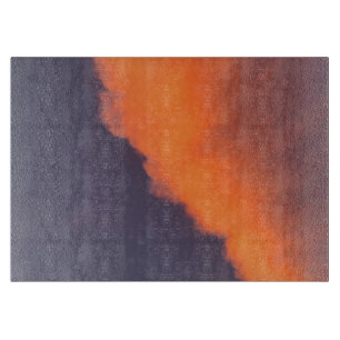 Dreamy, magical clouds  in dreamy, magical colours cutting board