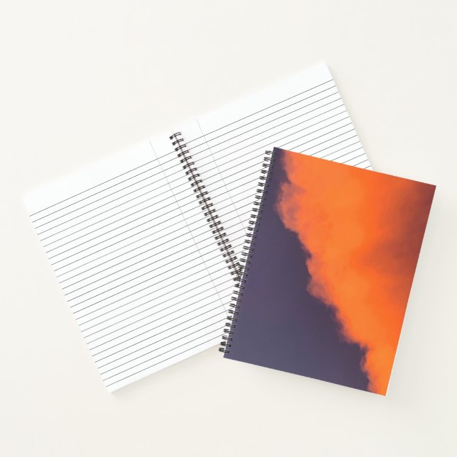 Dreamy, magical clouds  in dreamy, magical colours notebook (Inside)
