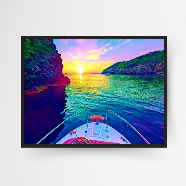 Dreamy Mediterranean Summers on the Sea Poster (Creator Uploaded)