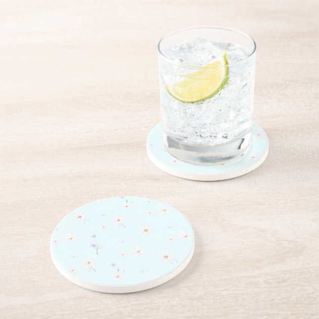 Dreamy Mint Meadow Coaster (Side)