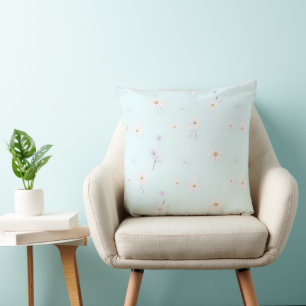 Dreamy Mint Meadow Cushion
