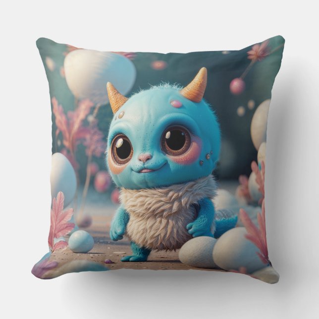 Dreamy Monster Pillowcase Cushion (Front)