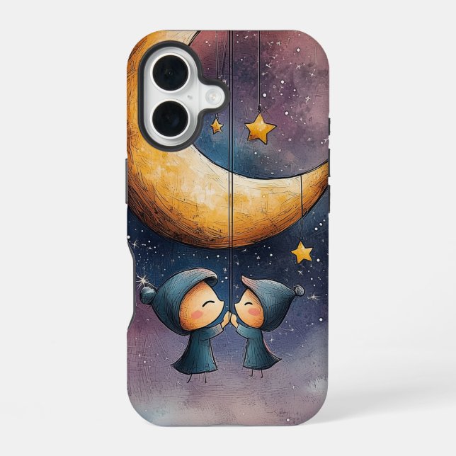 Dreamy Moonlight Duo Phone Case (Back)