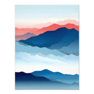 Dreamy Mountain Landscape Photo Print