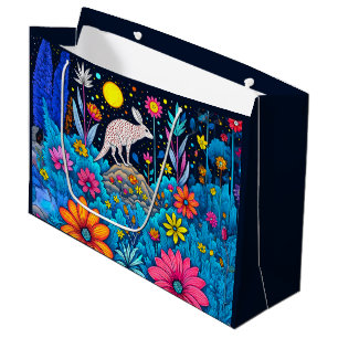 Dreamy Nighttime Forest Large Gift Bag