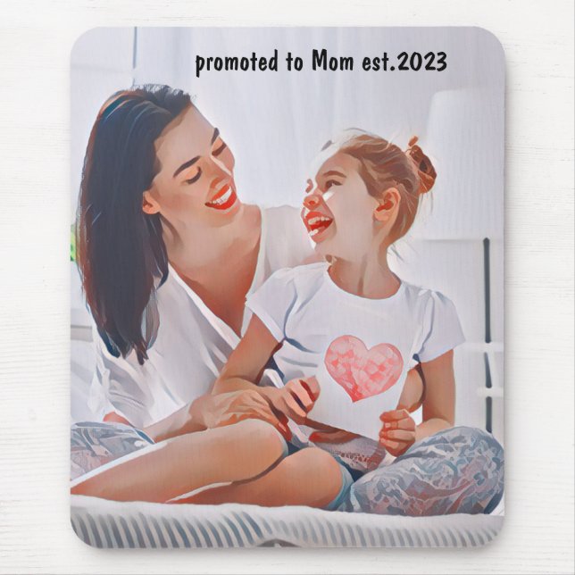 Dreamy Nostalgic Afternoon Illustration Mouse Mat (Front)