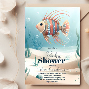 Dreamy Ocean Baby Shower Under the Sea Invitation