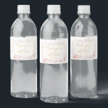 Dreamy Ocean Under the Sea Bridal Shower Favours Water Bottle Label<br><div class="desc">Make a lasting impact on your guests with our whimsical water bottle labels. The hand-painted watercolor illustrations of corals, sea shells, and starfish evoke a sense of tranquillity and natural charm, creating a dreamy atmosphere for the bridal shower. The soft pastel blush and lavender colour scheme adds a touch of...</div>