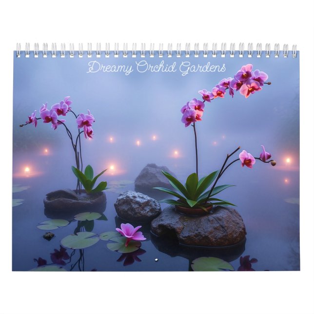 Dreamy Orchid Gardens Calendar (Cover)