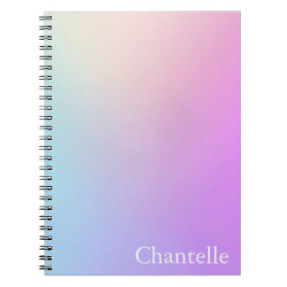 Dreamy Pastel Esthetic Spiral Notebook