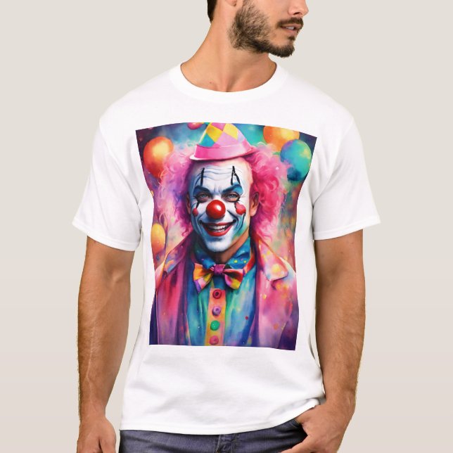 Dreamy Pastel Joe Rogan the Mystical Clown - A Fan T-Shirt (Front)