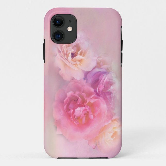 Dreamy Pastel Roses Case-Mate iPhone Case (Back)