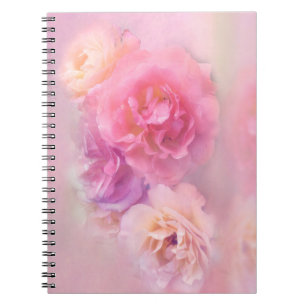 Dreamy Pastel Roses Notebook