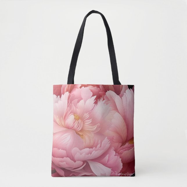 Dreamy Peony Tote (Front)