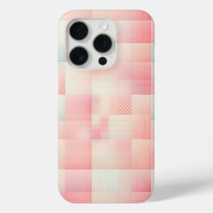 Dreamy Pink Pastel Gradient Chequered Phone Case 