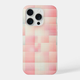 Dreamy Pink Pastel Gradient Chequered Phone Case