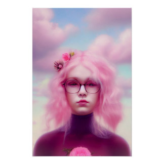 Dreamy Pink Poster