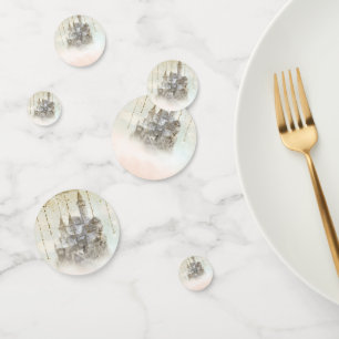 Dreamy Pink Princess Fairy Tale Storybook Castle Confetti