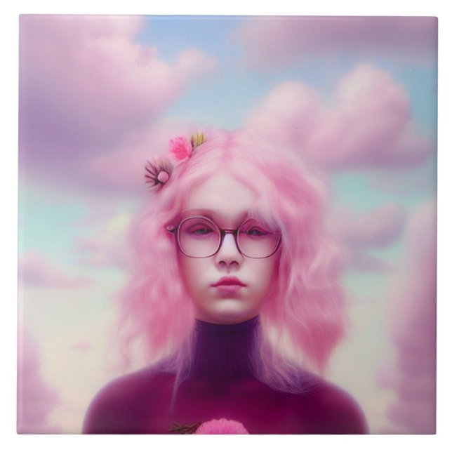 Dreamy Pink Tile (Front)