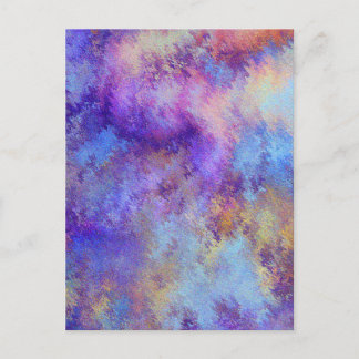 dreamy purple clouds postcard