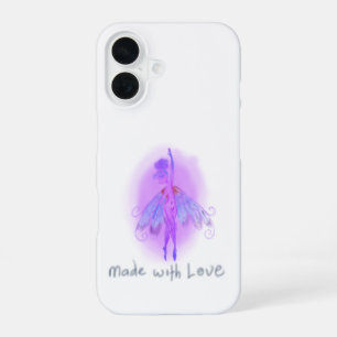 Dreamy Purple Fairy – Soft Pink & Lavender Fantasy iPhone 16 Case