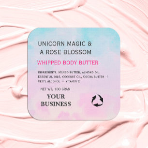 Dreamy Rainbow Unicorn watercolor Product Sticker