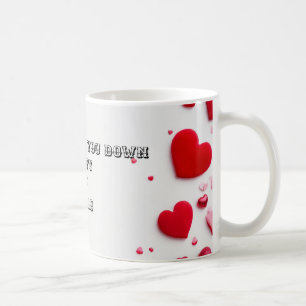 Dreamy red heart mug