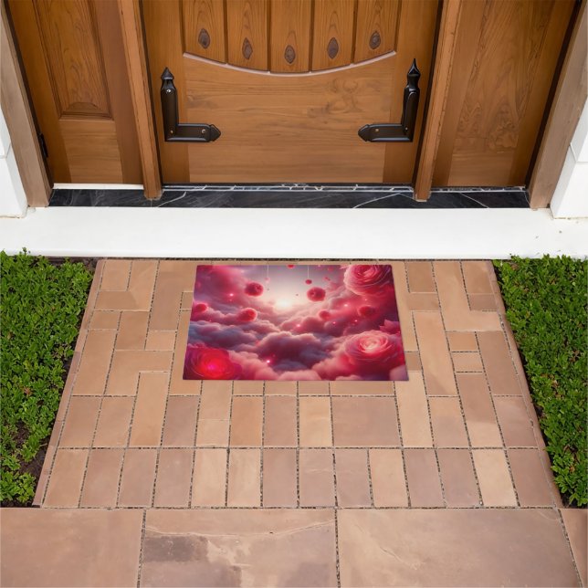Dreamy Romantic Fantasy Roses Love Doormat (Outdoor)