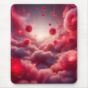 Dreamy Romantic Fantasy Roses Love Mouse Mat