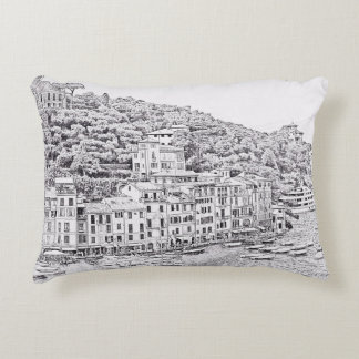 Dreamy Romantic Portofino, Italy Pillow