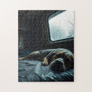 Dreamy RV Dog Nap Jigsaw Puzzle