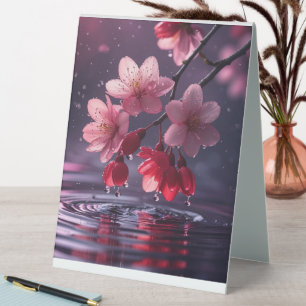 Dreamy Sakura Blossom Over Water – Japanese Cherry