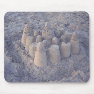 dreamy sandcastle mouse mat