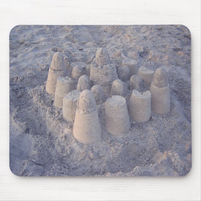 dreamy sandcastle mouse mat (Front)