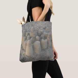 dreamy sandcastle tote bag