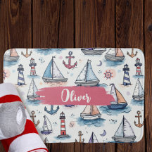 Dreamy Sketches of Sailboats Anchors & Lighthouses