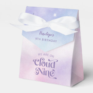 Dreamy Sky Cloud Nine 9th Birthday Favour Box