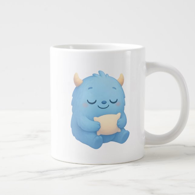 Dreamy Sleep Monster Kids Mug — Sweet Dreams (Right)