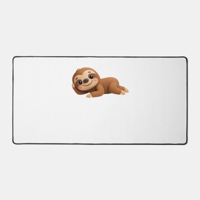Dreamy Sloth Desk Mat (Front)