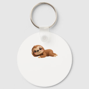 Dreamy Sloth Key Ring