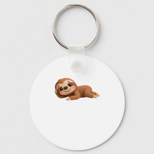 Dreamy Sloth Key Ring (Front)