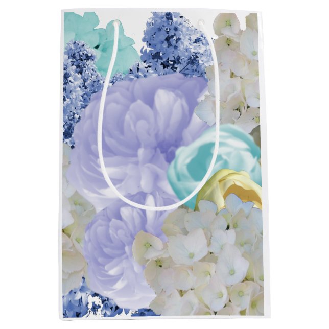 Dreamy Soft Floral Medium Gift Bag (Front)