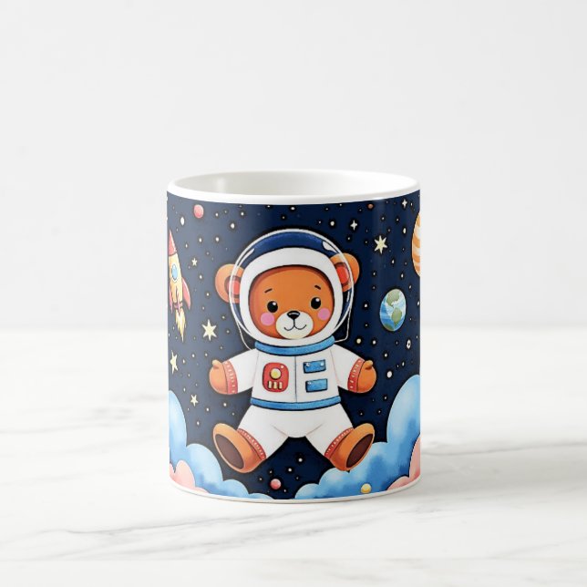 Dreamy Space Teddy Coffee Mug (Center)