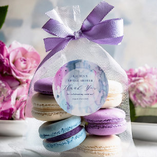 Dreamy Spring Bridal Shower Thank you Stickers