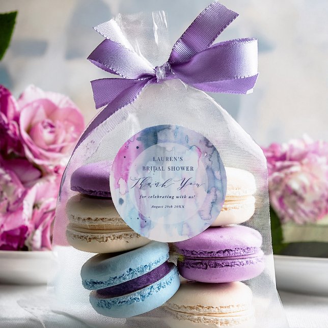 Dreamy Spring Bridal Shower Thank you Stickers (Creator Uploaded)