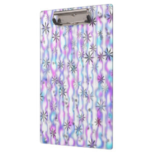 Dreamy Starburst Waves Pattern Clipboard