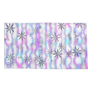 Dreamy Starburst Waves Pattern Pillowcase