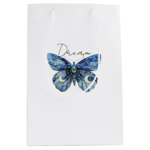 Dreamy Stars Moon Butterfly Medium Gift Bag